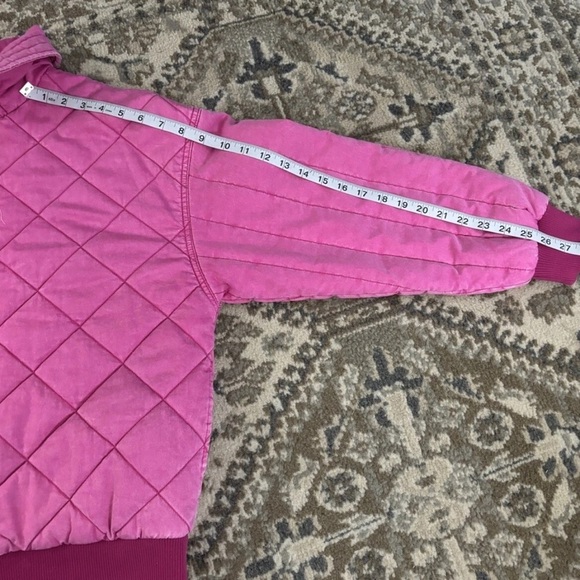 WILD FABEL HOT PINK  COAT QUILTED COTTON WOMENS 38 CHEST RIBBED SLEEVE & BOTTOM - Picture 12 of 14